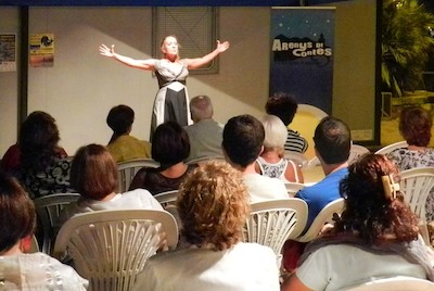 Arenys de contes amb Jordina Biosca (21.08.2013)