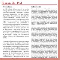 Ruta liter�ria Ferran de Pol