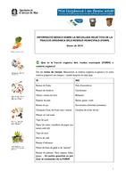 Informaci� recollida org�nica a les urbanitzacions
