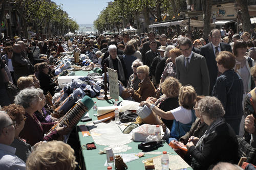 La 25a Trobada de la Puntaire va aplegar l'any passat prop de 3.000 puntaires a la Riera