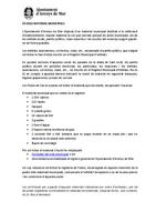 Normativa d'ús del material municipal Normativa d'ús del material municipal