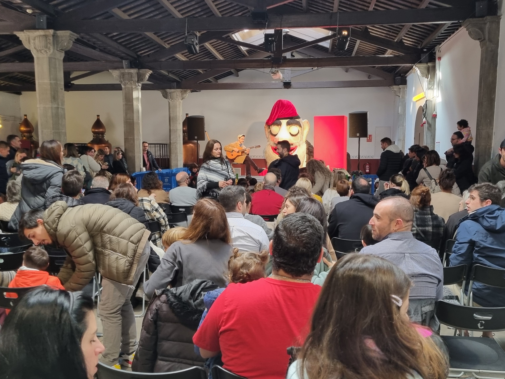 tot a punt per a la despertada del tió al calisay!
