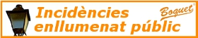 Comunicaci� d'incid�ncies en l'enllumenat p�blic