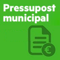 Pressupost Municipal Pressupost Municipal
