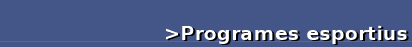 Programes esportius