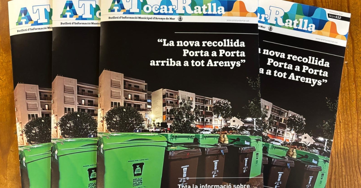 arriba als comerços arenyencs i edificis públics la nova edició de la revista atr de primavera