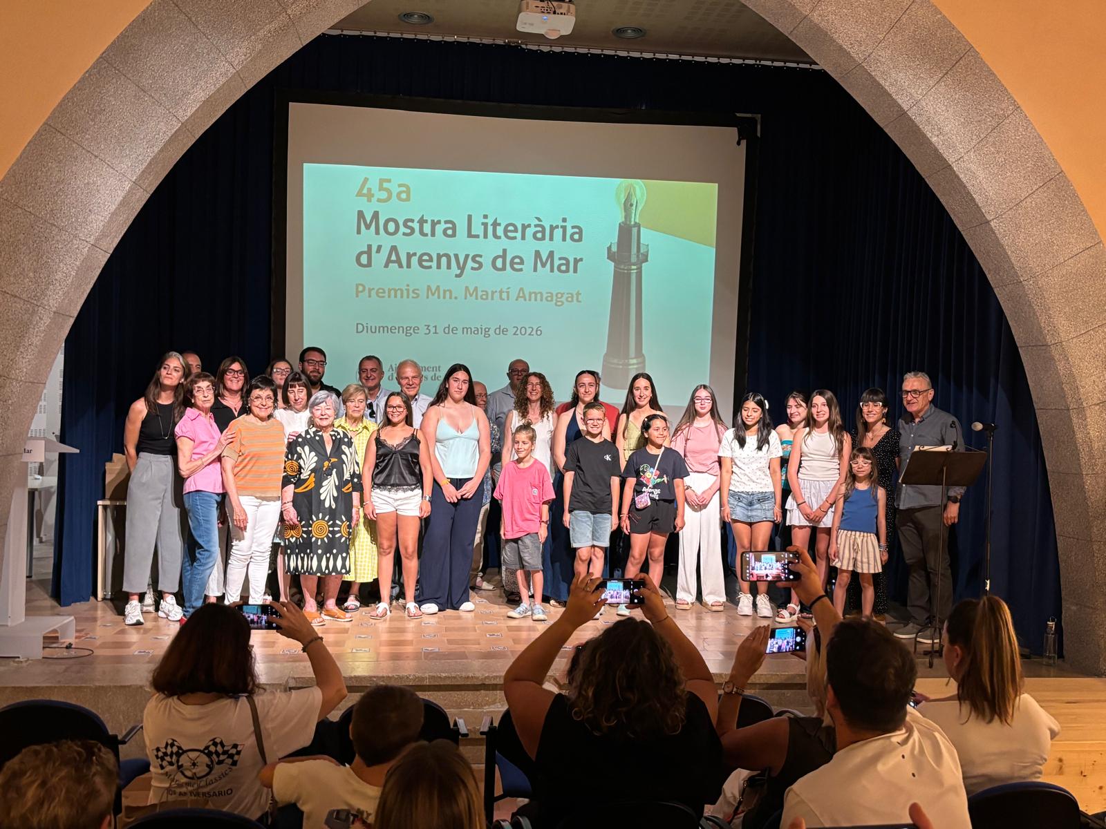 premis de la 45a mostra literària d'arenys de mar