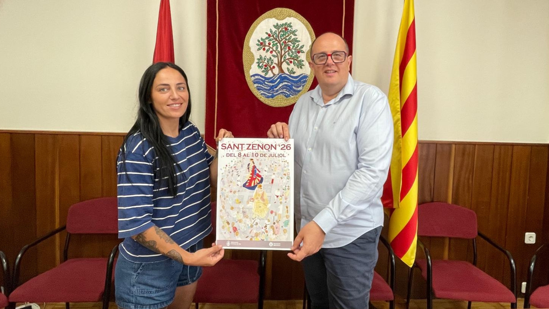 ivet milà, autora del cartell de la festa major de sant zenon 2026