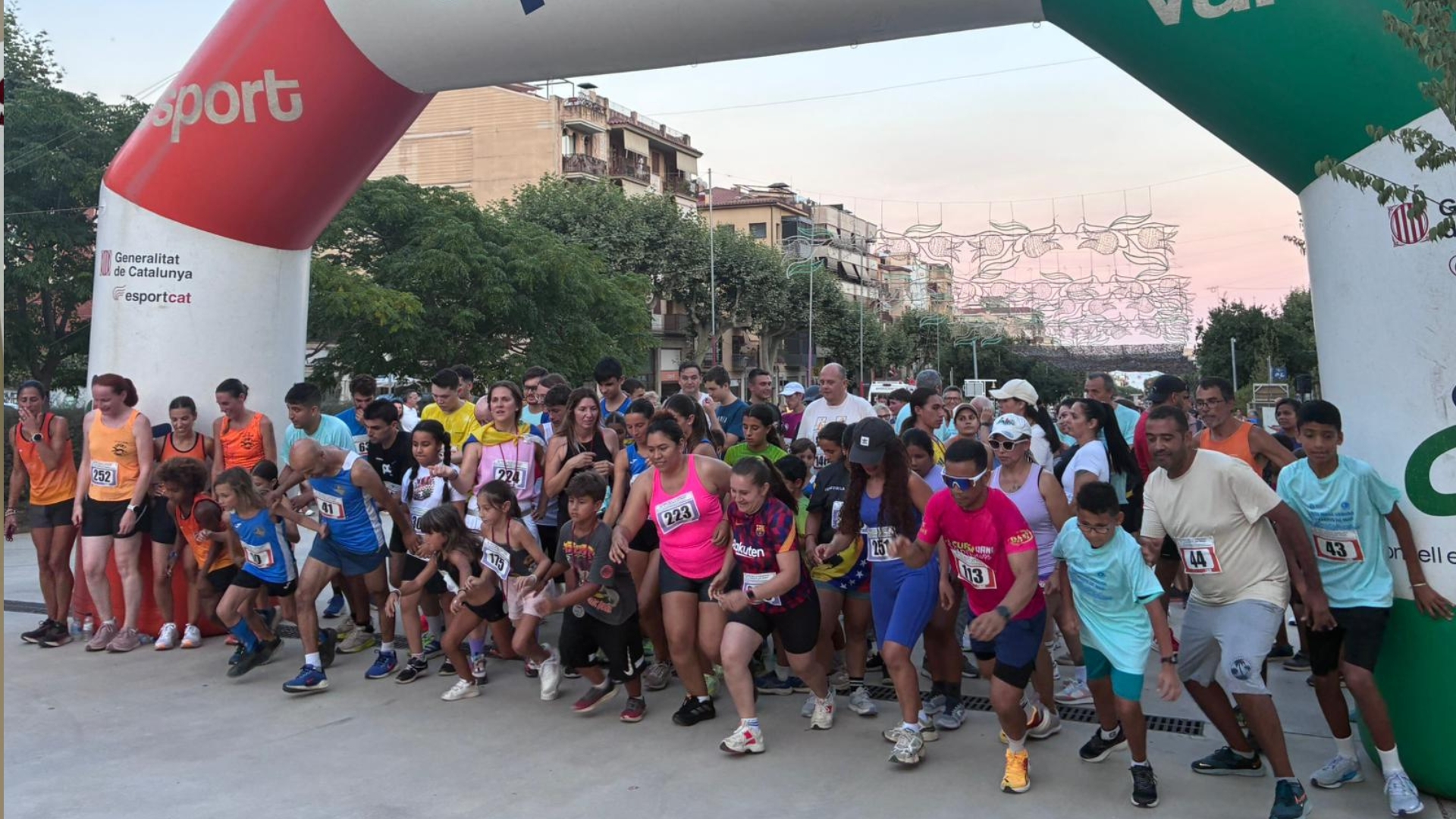 Èxit de participació a la xviii milla urbana d'arenys de mar