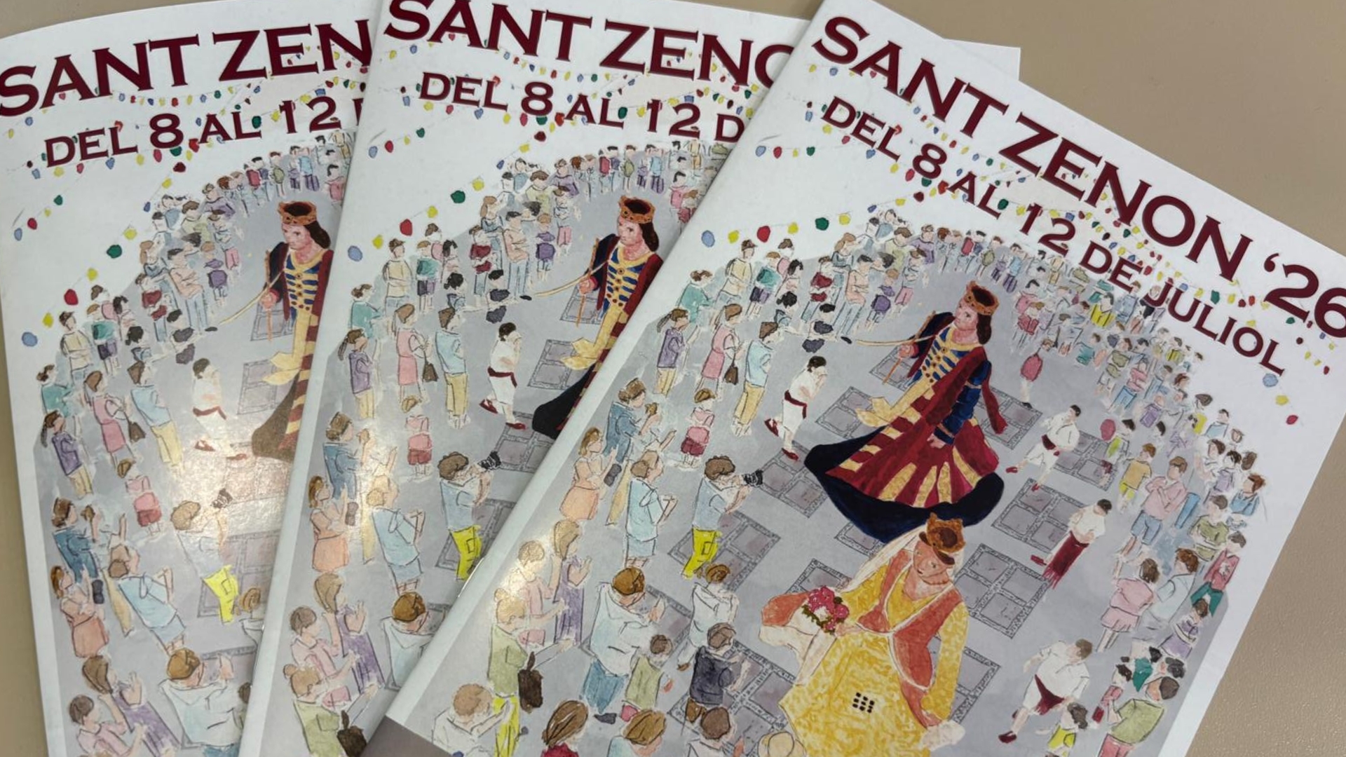 comença el repartiment del programa de la festa major de sant zenon 2026