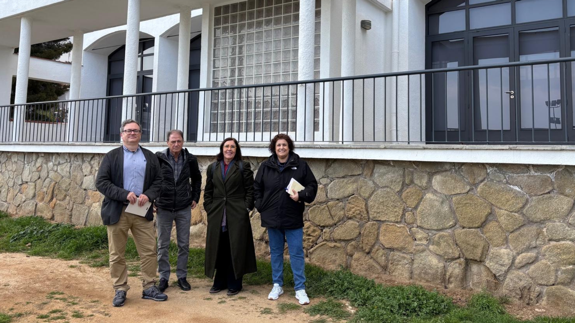 visita al pavelló sert per avançar en la seva preservació i futur ús