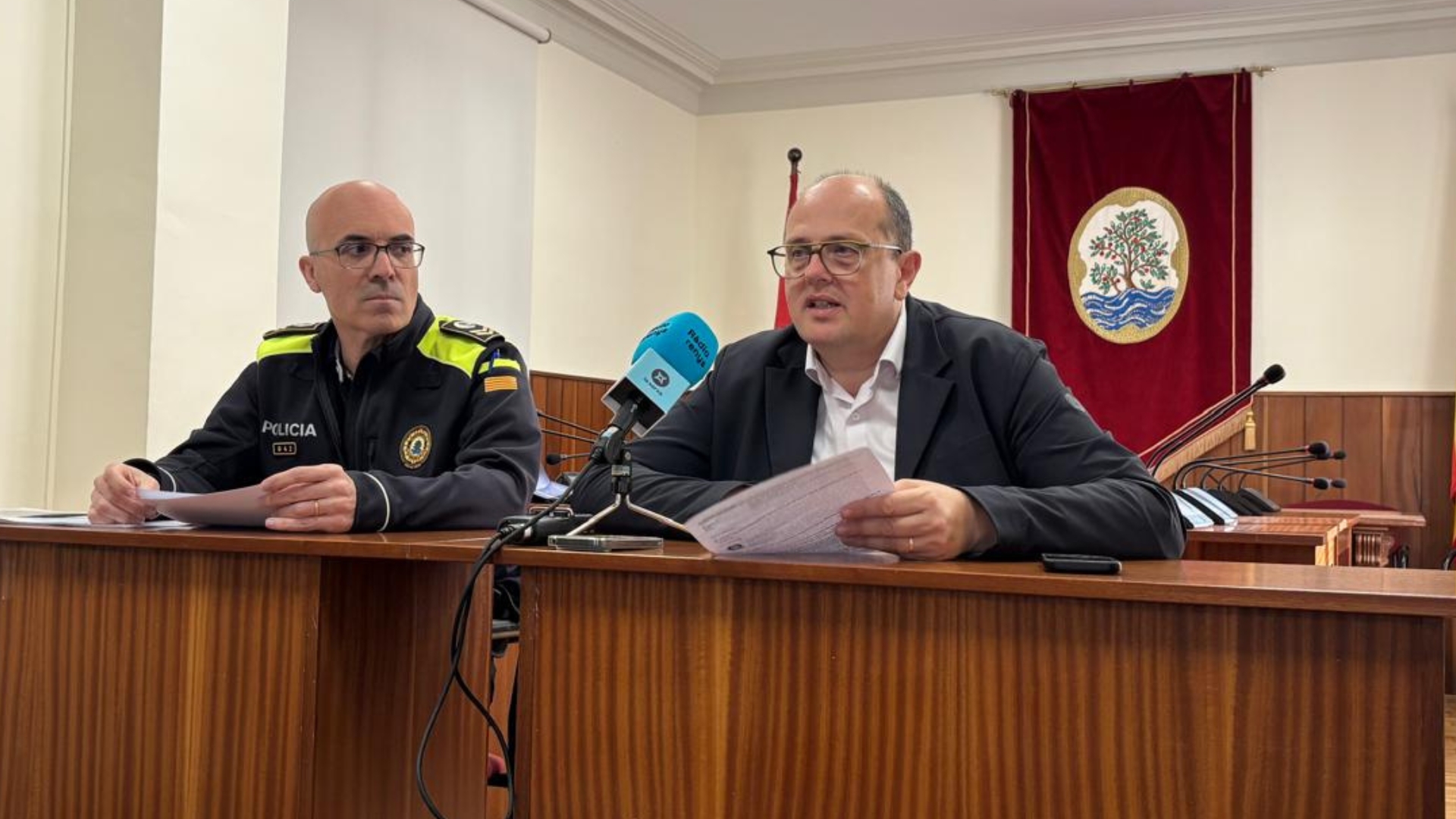 l'activitat delictiva segueix baixant a arenys durant el 2025