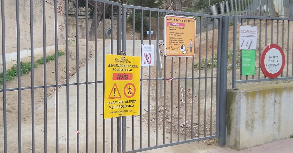 activat el pla d'emergències municipal, duprocim, davant l'avís per fort vent aquest 12 de febrer